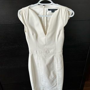French Connection cream dress.